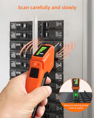 Circuit Breaker Finder Kit with GFCI Outlet Tester for 90-135V AC Circuits, includes Light Socket Adapter, 3-2 Prong Grounding Adapter & Clip adapter