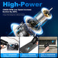 Compressed Air Duster-3 Gear Adjustable 100000RPM Electric Air Duster with LED Light, Rechargeable Cordless Air Blower (Black)