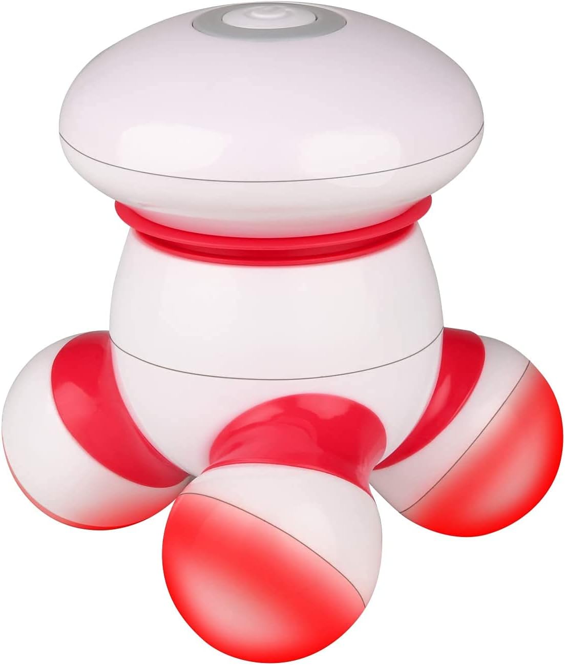 cotsoco Handheld Mini Vibrating Body Massager with LED Light for Neck, Back, Legs and Arms, Battery Operated