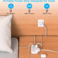 Cruise Essentials, One Beat Travel Power Strip with USB C, Flat Plug Extension Cord with 3 Outlets 4 USB Ports(2 USB C)