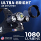 DanForce Headlamp. USB Rechargeable LED Head Lamp. Ultra Bright LUMINUS 1080 Lumen Headlamp Flashlight + Red Light. HeadLamps for Adults, Camping
