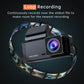 Dash Cam 1296P Front Dashcam, V300 WiFi Dash Camera for Cars with App, Night Vision, Mini Hidden Single Car Camera, Loop Recording (Black)