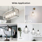 Dimmable Edison Bulbs, 4000K Daylight White, 6W Equivalent to 60 watt E26 LED Bulb, ST58 Vintage Light Bulbs, 600LM, 90+ CRI, E26 Base (6 Pack)