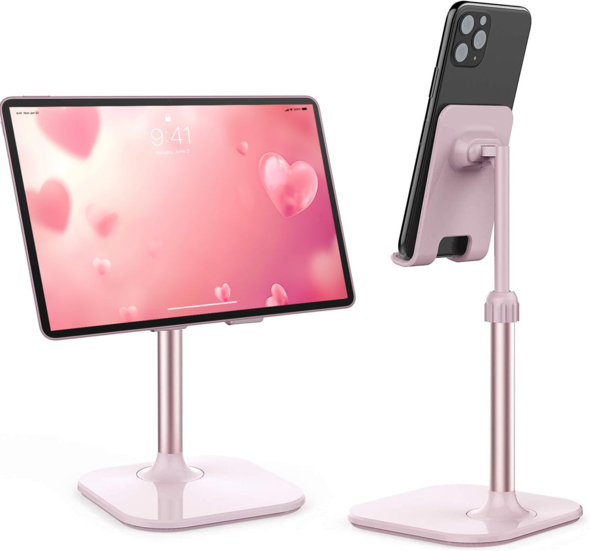 Doboli Cell Phone Stand, Valentine's Day Gifts for Teens Girls Boys Adults Women Men Mom Wife, Phone Stand for Desk, Phone Holder Stand (Pink)