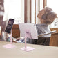 Doboli Cell Phone Stand, Valentine's Day Gifts for Teens Girls Boys Adults Women Men Mom Wife, Phone Stand for Desk, Phone Holder Stand (Pink)