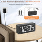 DreamSky Wooden Digital Alarm Clock for Bedroom - Loud Alarm Clock for Heavy Sleepers with Volume Control