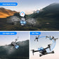 Drone with Camera - Drone with Screen on Controller for Beginners, Foldable Remote Control Quadcopter with Gesture Control, 3D Flip, One Key Start
