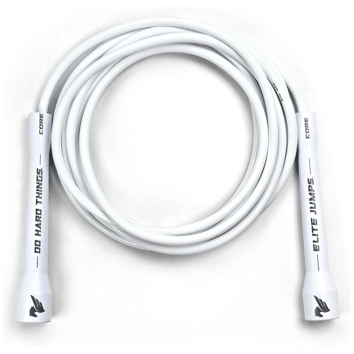 Elite Jumps Adjustable Jump Rope - 6mm PVC Training Rope for Fitness & Cardio - Indoor/Outdoor Skipping Rope with Unbreakable Handles