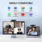 EMEET 1080P Webcam with Microphone, C960 Web Cam, 2 Mics, 90° FOV, USB Type-A & A-to-C Adapter, Plug&Play Computer Camera for Online Calling