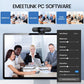 EMEET 1080P Webcam with Microphone, C960 Web Cam, 2 Mics, 90° FOV, USB Type-A & A-to-C Adapter, Plug&Play Computer Camera for Online Calling