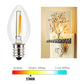 Emotionlite Night Light Bulbs, C7 Candelabra LED Light Bulbs, E12 Chandelier Base, 4W 5W 6W 7W Incandescent Equivalent, Warm White, 2700K (4 Pack)