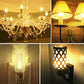 Emotionlite Night Light Bulbs, C7 Candelabra LED Light Bulbs, E12 Chandelier Base, 4W 5W 6W 7W Incandescent Equivalent, Warm White, 2700K (4 Pack)