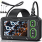 Endoscope Camera with Light, 4.3" Inspection Camera, 1920P HD Borescope with 8 LED Lights, IP67 Waterproof Snake Sewer Tools (Green)