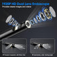 Endoscope with Light, 1920P HD Borescope with 8 Adjustable LED Lights, 16.4FT Semi-Rigid Snake Camera, IP67 Waterproof Inspection Tool (Black)