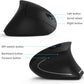 Ergonomic Mouse, LEKVEY Vertical Wireless Mouse - Rechargeable 2.4G Optical Vertical Mice, 3 Adjustable DPI 800/1200/1600 Levels 6 Buttons (Black)