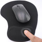 Ergonomic Mouse Pad with Gel Wrist Rest, Non-Slip Mouse Pad for Office & Home (Black)