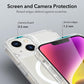 ESR for iPhone 14/iPhone 13 Case, Compatible with MagSafe, Classic Hybrid Magnetic Mobile Phone Case iPhone 14/13 Case, Military Standard (Clear)