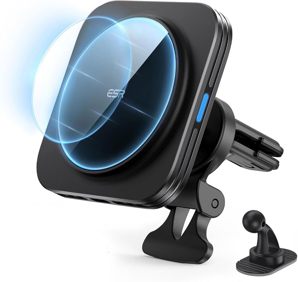 ESR for MagSafe Car Mount Charger, 15W Magnetic Wireless Car Charger, for MagSafe Car Charging, Air Vent Dashboard Phone Holder Mount