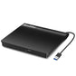 External CD/DVD Drive for Laptop, USB 3.0 CD DVD Player Portable +/-RW Burner CD ROM Reader Writer Disk Duplicator