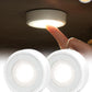 EZVALO LED Puck Lights, Rechargeable Battery Touch Light, 2.5'' Mini Tap Lights, Wireless Closet Light, Under Cabinet Lighting, 3 Color Temps (2 Pack)