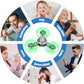 Fidget Spinner Toy for Kids Adults Metal Figette, Silent Cool Gadgets Quiet Office Finger Roller Desk Toy Stress Relief Tools Calm Down