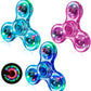 Figrol Fidget Toys 3 Pack,Light Up Fidget Spinner for Kids & Adults Stress Relief Calm Down,Sensory Toys for Kids Toys
