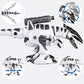 Fistone RC Robot Dinosaur Intelligent Interactive Smart Toy Electronic Remote Controller Robot Walking Dancing Singing with Fight Mode Toys