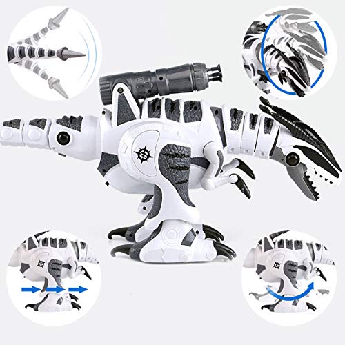 Fistone RC Robot Dinosaur Intelligent Interactive Smart Toy Electronic Remote Controller Robot Walking Dancing Singing with Fight Mode Toys