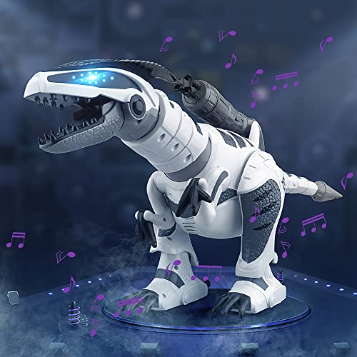 Fistone RC Robot Dinosaur Intelligent Interactive Smart Toy Electronic Remote Controller Robot Walking Dancing Singing with Fight Mode Toys