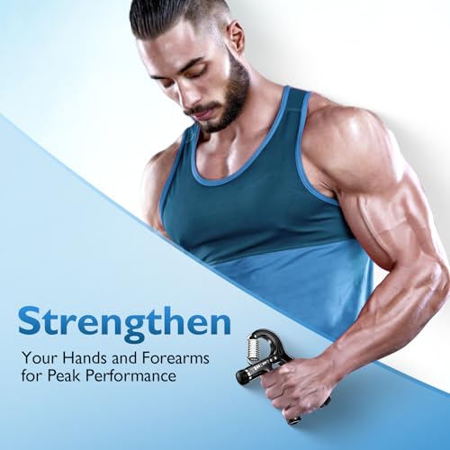 FitBeast Grip Strengthener Forearm Strengthener, Adjustable Hand Grip Strengthener for Strength Training, 10-132 lbs Resistance