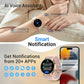Fitpolo Smart Watch for Women, 1.3" AMOLED Touchscreen Fitness Tracker, Make/Answer Calls, Heart Rate SpO2 Monitor, IP68 Waterproof