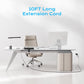 Flat Plug Desk Clamp Power Strip 10FT, 40W Total Fast Charging Station, Dual PD 20W USB C Ports, Desk Edge Mount Power Strip 9 AC Outlets 8