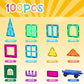 FNJO Magnetic Tiles, 100PCS Building Blocks, STEM Magnets Building Toy Set, Preschool Kindergarten Construction Stacking Toy, School Teacher Supplies