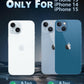 FNTCASE for iPhone 15 Case Clear, iPhone 14/13 Case Magnetic Phone Cases with Screen Protector (A-Clear)