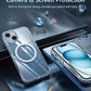 FNTCASE for iPhone 15 Case Clear, iPhone 14/13 Case Magnetic Phone Cases with Screen Protector (A-Clear)