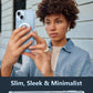 FNTCASE for iPhone 15 Case Clear, iPhone 14/13 Case Magnetic Phone Cases with Screen Protector (A-Clear)