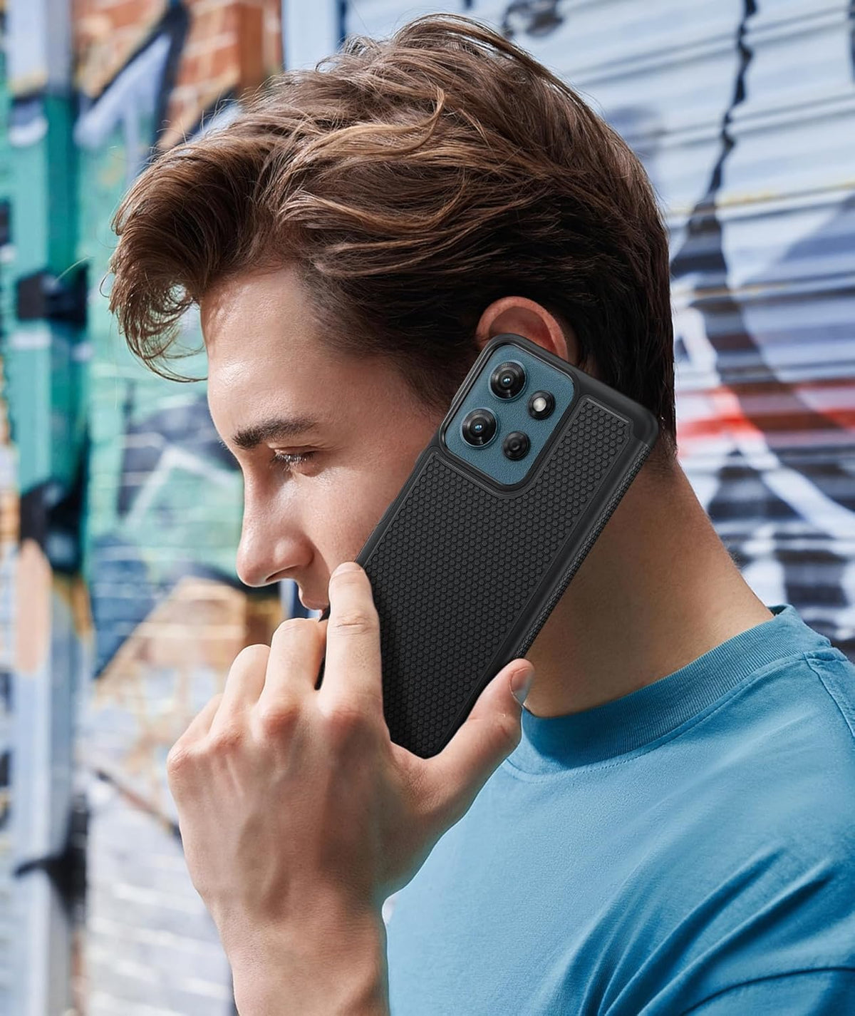 FNTCASE for Moto G 2026/2025 Case, Moto G Play 2026/Moto G Power 2025 Case Dual Layer Military Protective Heavy Duty Cell Phone Cover (Black)