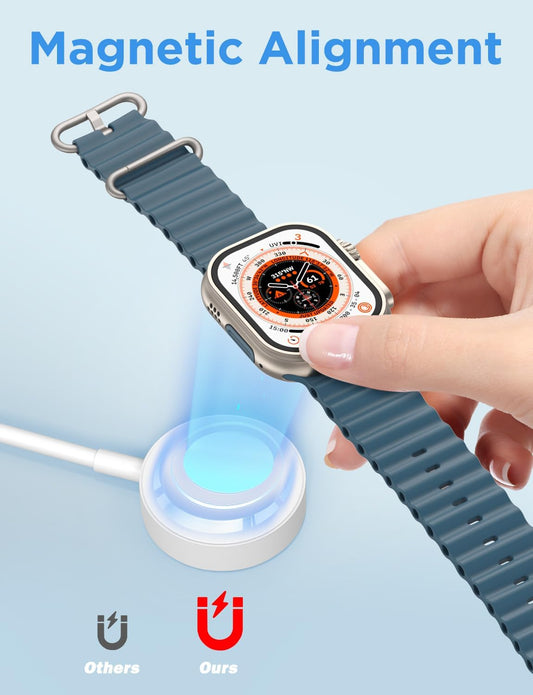 for Apple Watch Charger USB Magnetic Fast Charging Cable Portable Wireless Charging Accessories
