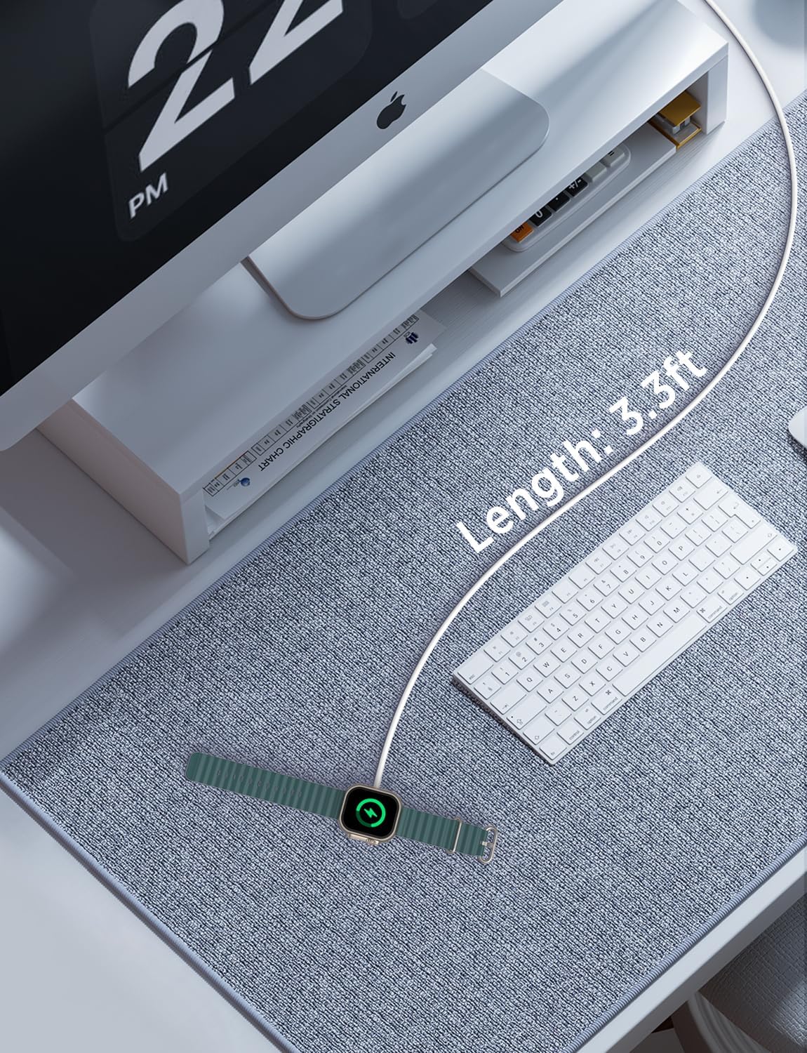for Apple Watch Charger USB Magnetic Fast Charging Cable Portable Wireless Charging Accessories