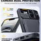 for iPhone 17e Case/iPhone 16e Case Wallet, Built-in Card Holder (4-5 Cards), RFID Blocking, Camera Control Button, Slide Camera Cover (Black)
