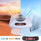 Gegong Air Nail Dryer with Automatic Sensor, 300W Timing Fan Blow for Both Hands and Feet, Warm & Cool Wind Blower Regular Polish (Light Blue)