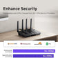GL.iNet GL-MT6000 (Flint 2) WiFi 6 High Speed Gaming Routers for Wireless Internet, 2 x 2.5G Ethernet Ports for Fiber Optic Modem