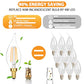 GoBright Dimmable E12 Candelabra LED Light Bulbs 40W Equivalent, 2700K Soft Warm White Chandelier Light Bulbs, 4W 460 LM Flame Tip Candle Light Bulbs