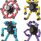 Gokeey Transformable Fidget Spinners Toys 4 Pcs for Kids and Adults Stress Relief Sensory Toys for Boys