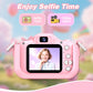Goopow Kids Camera Toys for 3-8 Year Old Girls Boys, Children Digital Video Camcorder Camera with Cartoon Soft Cover - 32G SD Card Included