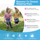 GRAWUN Jump Rope For Kids, Soft Beaded Jump Rope, Adjustable Length Tangle-Free Segmented Soft Beaded Skipping Rope, for Women