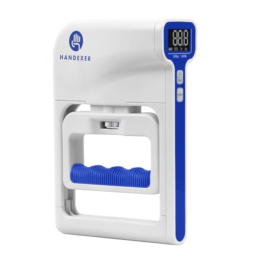 Grip Strength Tester 265lb/120kg, Digital Hand Dynamometer with Backlit LCD for Grip Strength Testing and Training