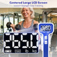 Grip Strength Tester 265lb/120kg, Digital Hand Dynamometer with Backlit LCD for Grip Strength Testing and Training