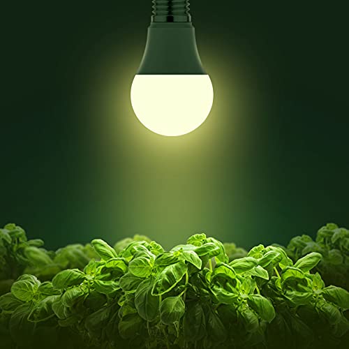 Grow Light Bulbs, Briignite LED Grow Light Bulb A19 Bulb, Full Spectrum Grow Light Bulb, Plant Light Bulbs E26 Base (2Pack)