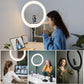 Hagibis 21 inch Ring Light with Stand Outer 55W 5600k Dimmable LED Light, Tripod Stand, and Phone Holder, Remote Controller, Carrying Bag